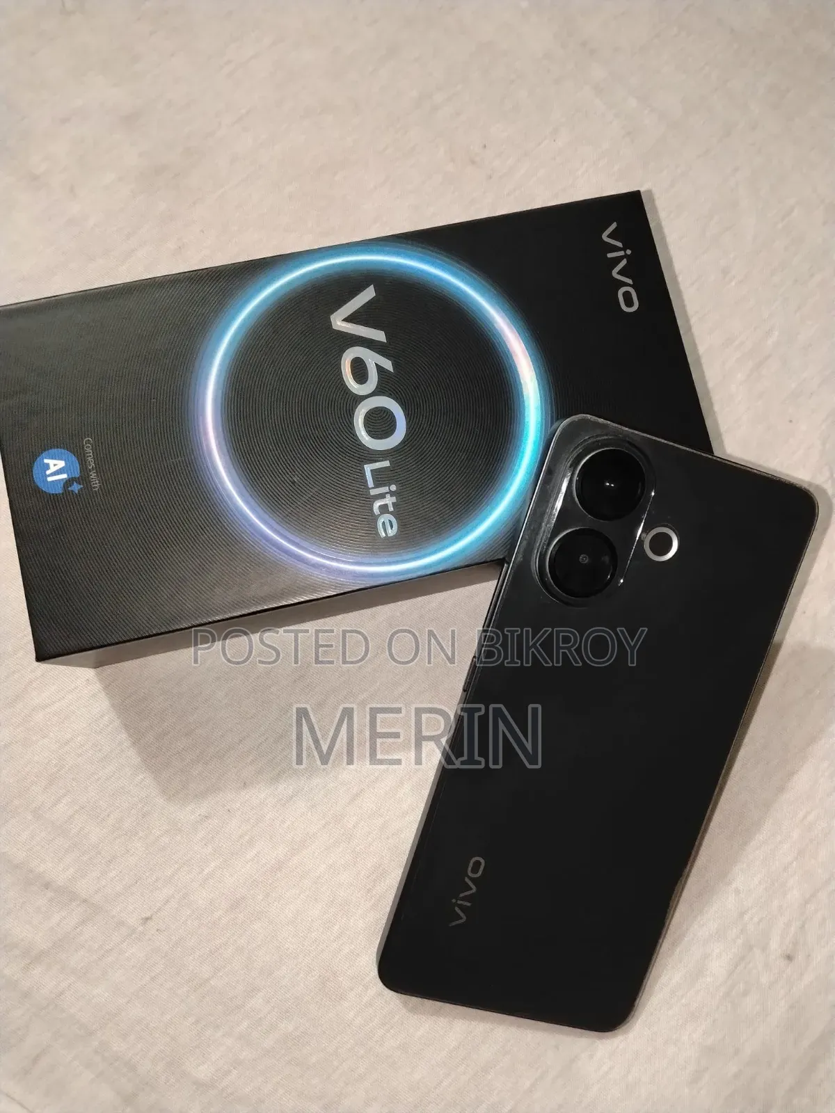 New Vivo V60 Lite 256 GB Black