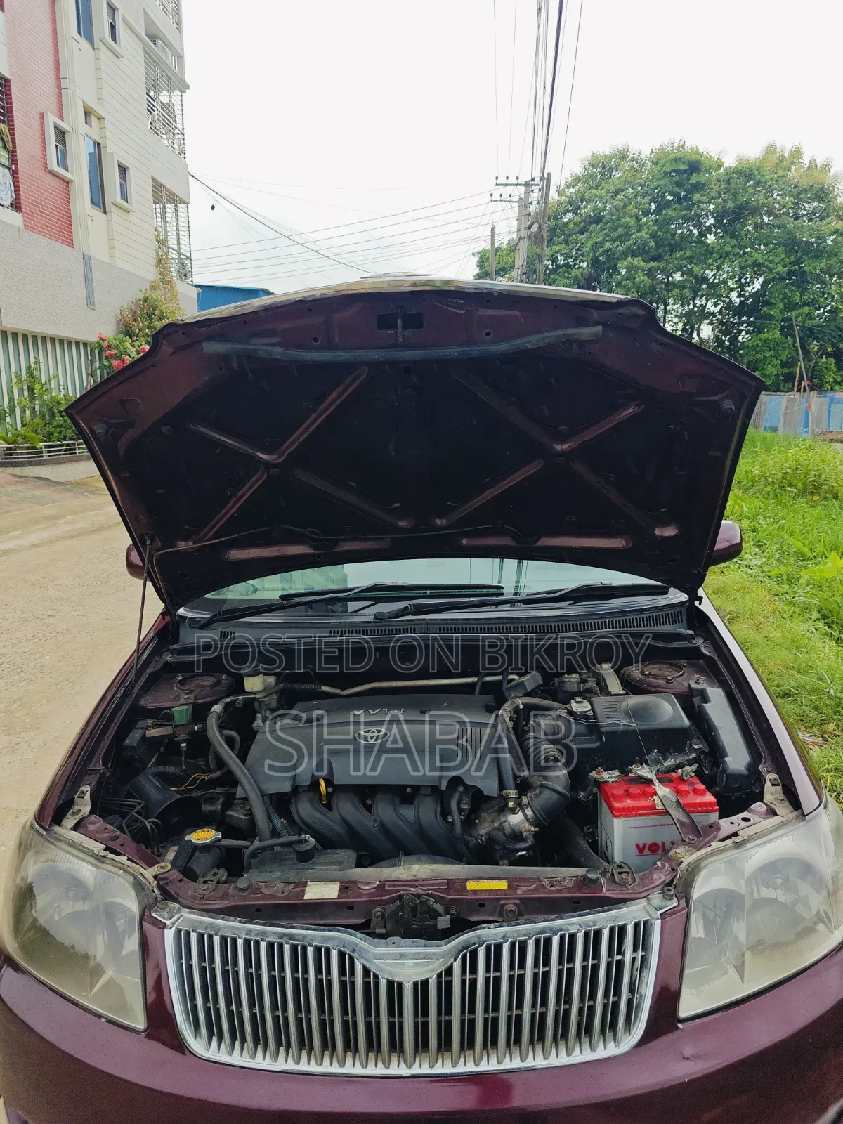 Toyota Corolla 2004 Maroon