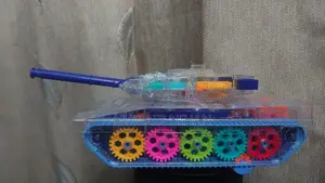 Transparent Army Toy Tank