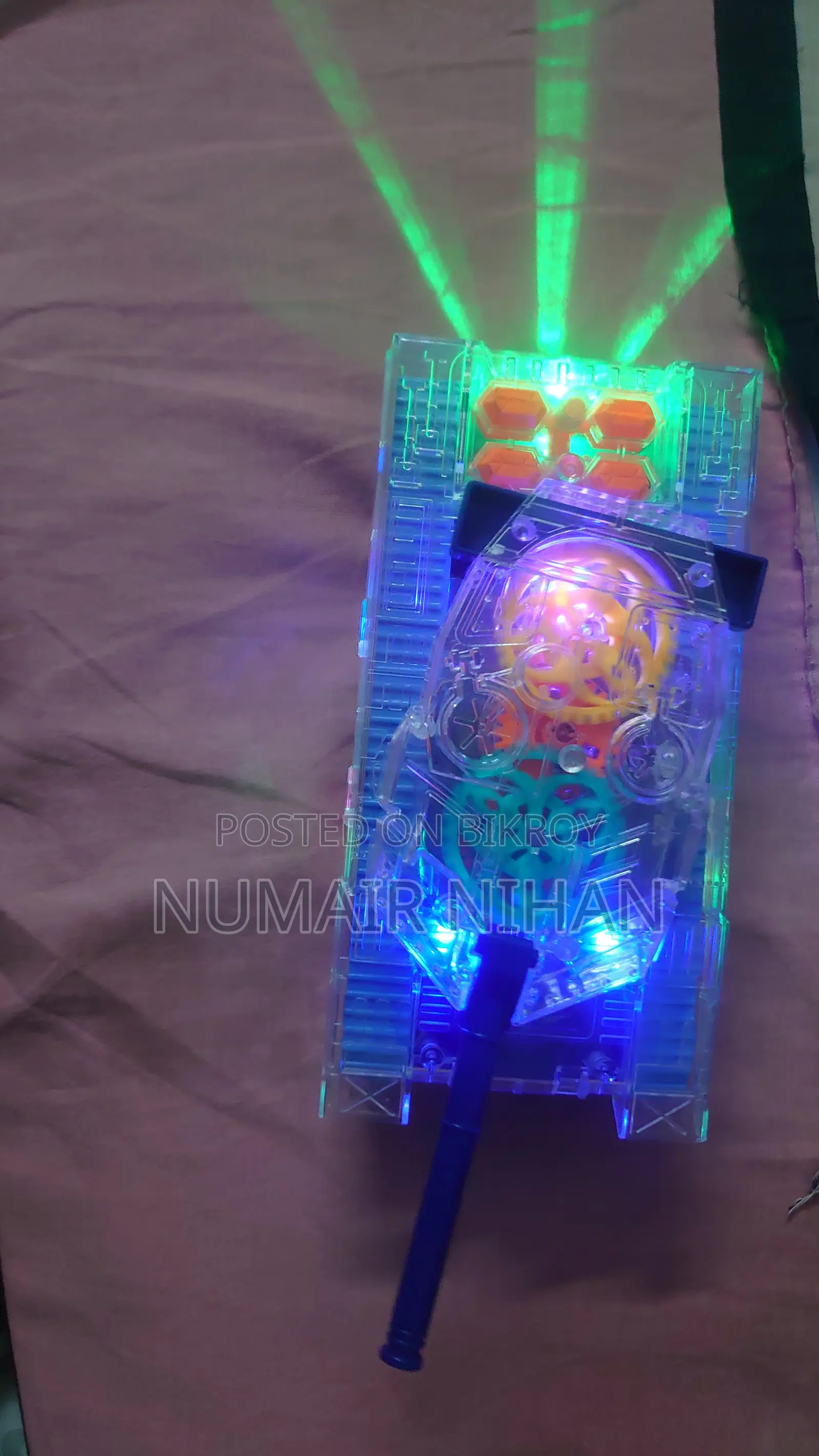 Transparent Army Toy Tank
