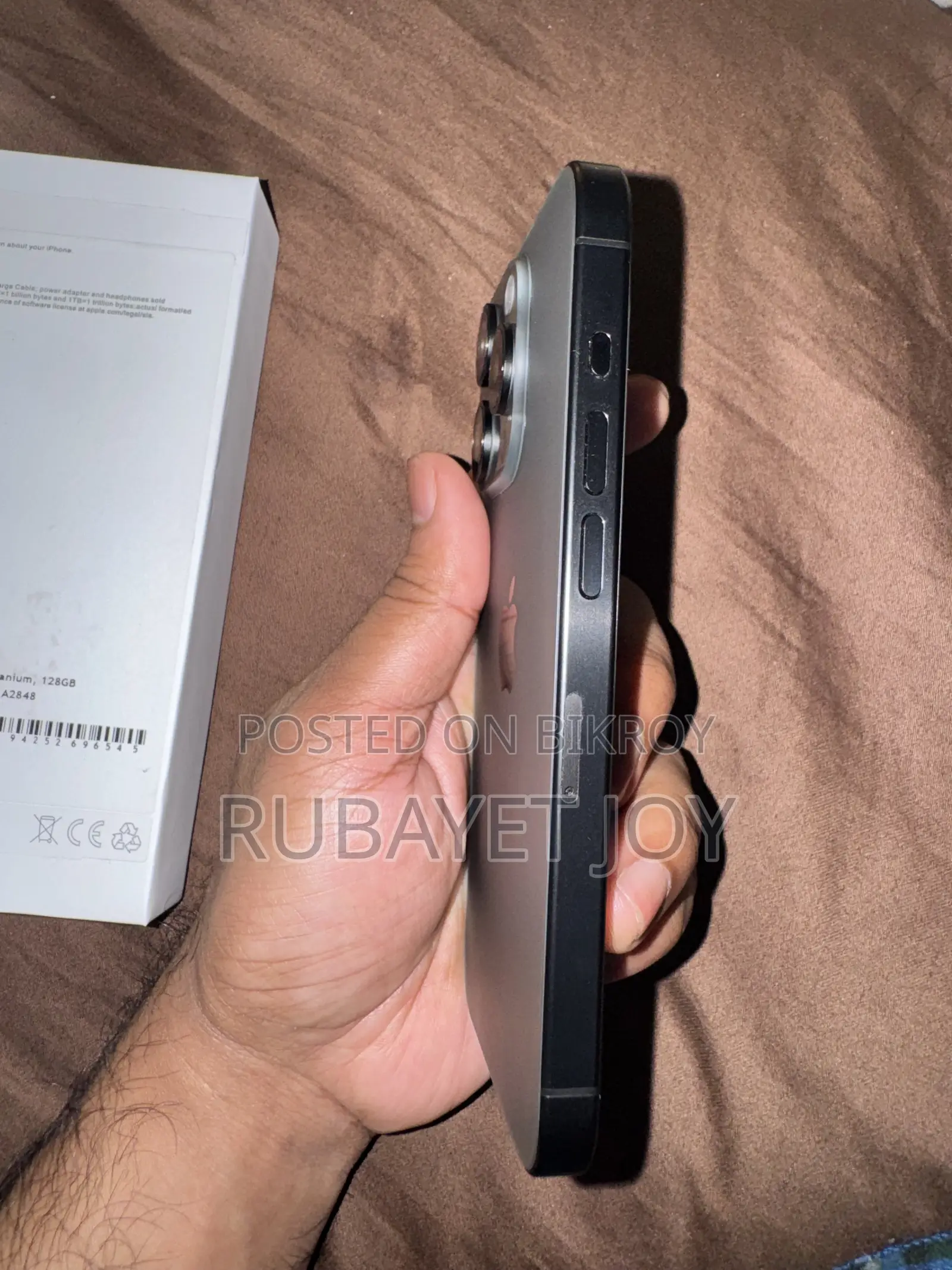 Apple iPhone 15 Pro 128 GB Black