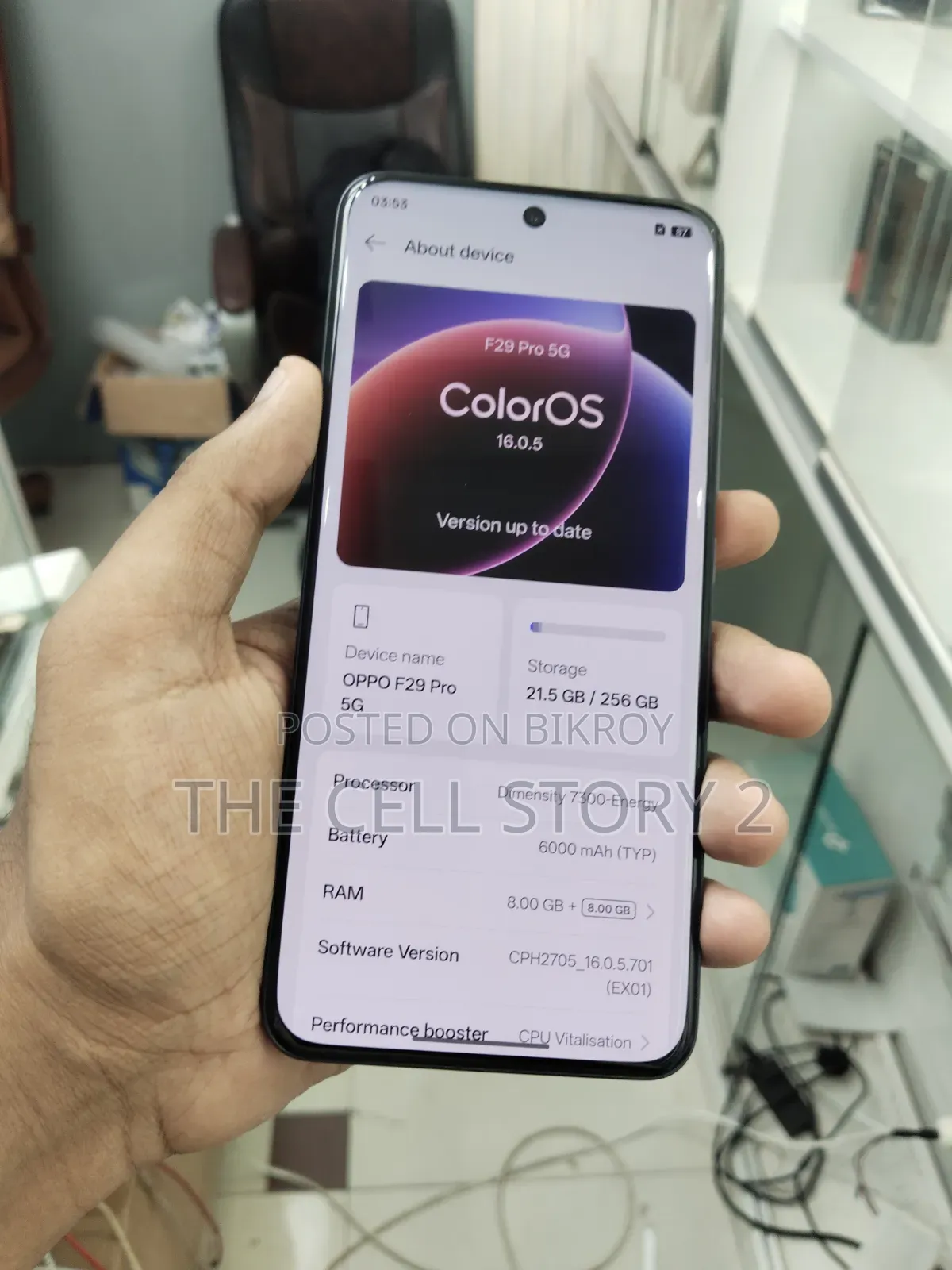 Oppo F29 256 GB Green