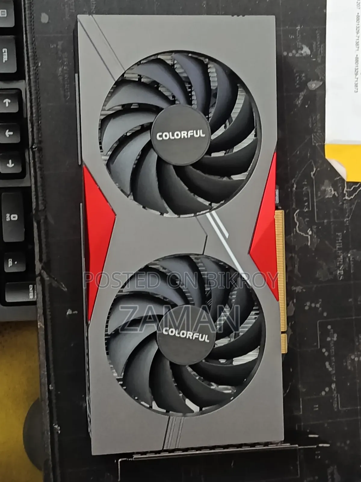 Tx 4060, 8gb, Ddr6 গ্রাফিক্স কার্ড।