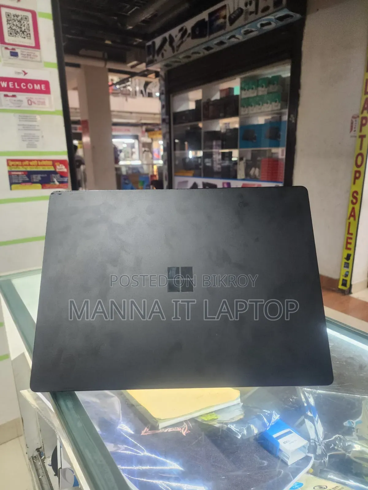 ল্যাপটপ মাইক্রোসফট সারফেস ল্যাপটপ ৩ ৮জিবি ইন্টেল কোর আই৫ এসএসডি ২৫৬জিবি