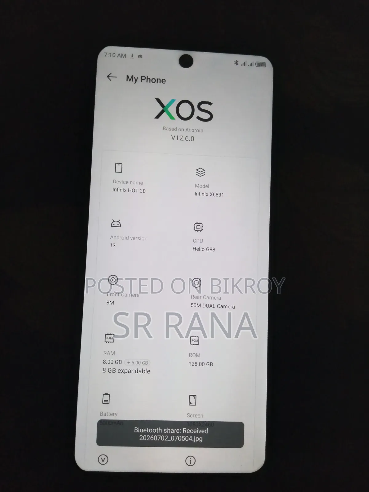 Infinix Hot 30 128 GB White