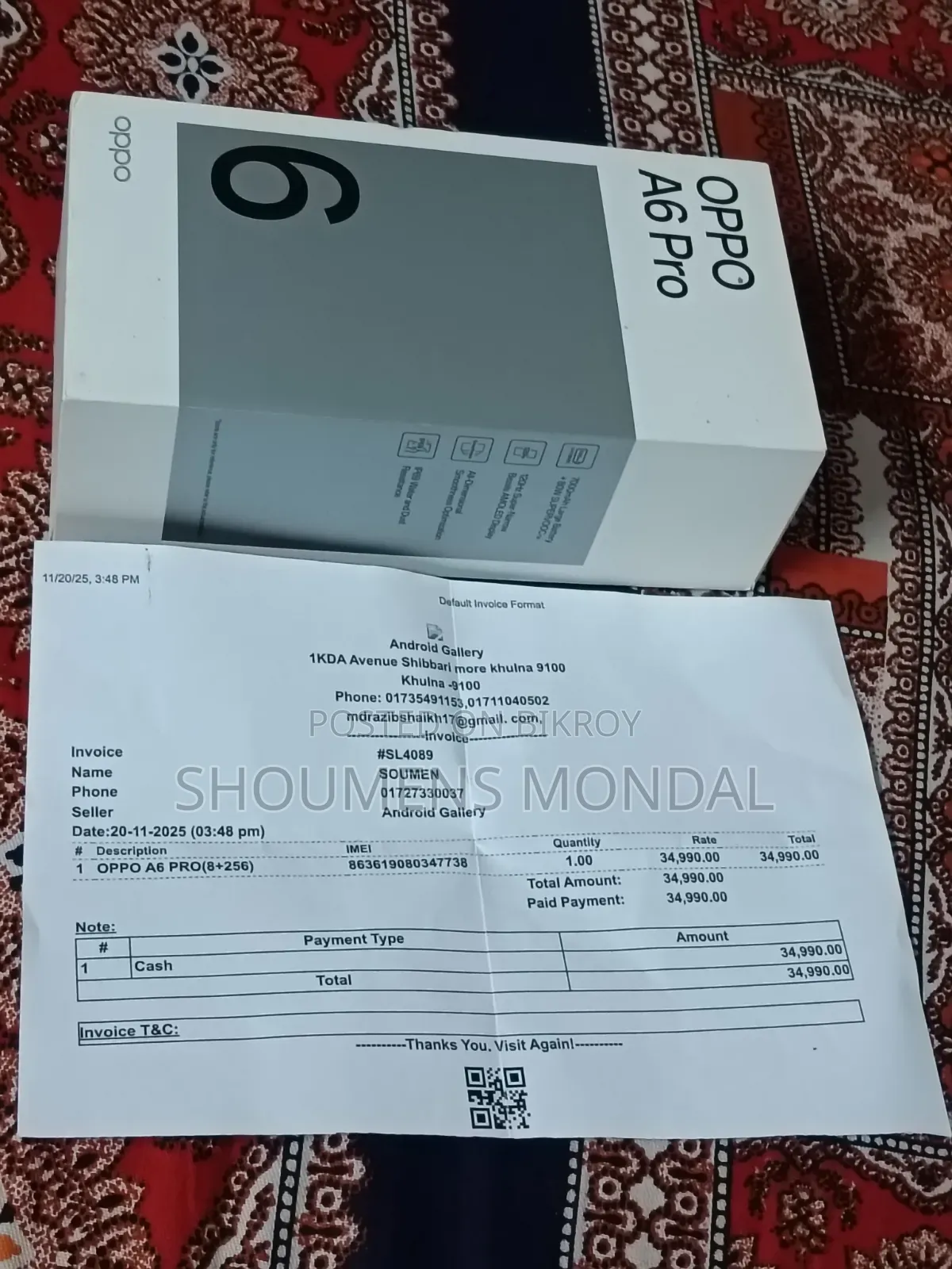 Oppo A6 Pro 256 GB Purple