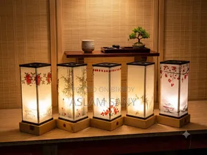 Japanese Style Shoji Lamp Rechargeable
