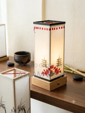 Japanese Style Shoji Lamp Rechargeable