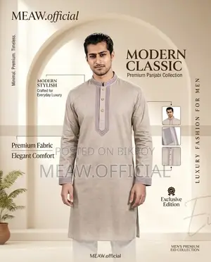 Exclusive Star Panjabi | Premium Tencel Cotton | Embroidered