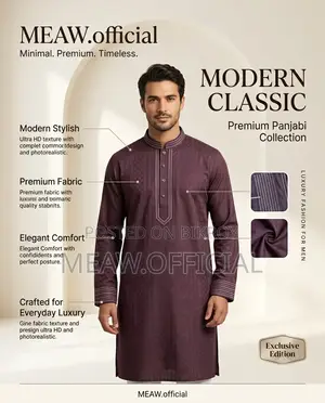 Exclusive Star Panjabi | Premium Tencel Cotton | Embroidered