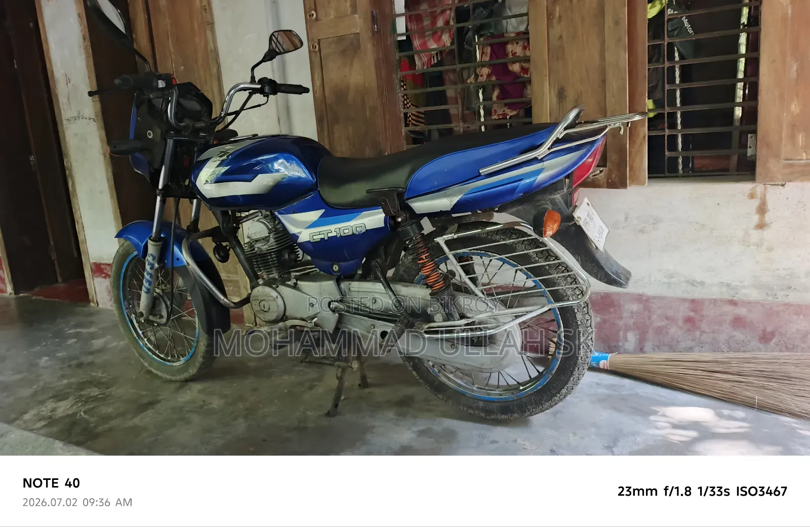 Bajaj CT 100 2014 Blue