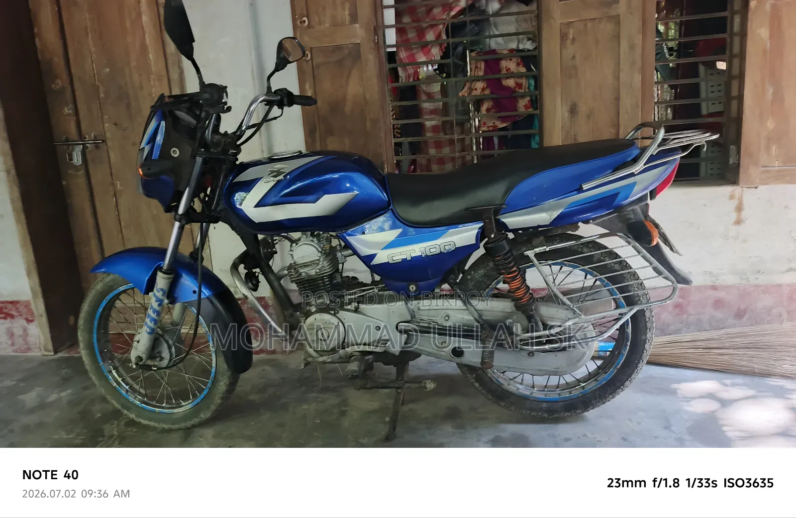 Bajaj CT 100 2014 Blue