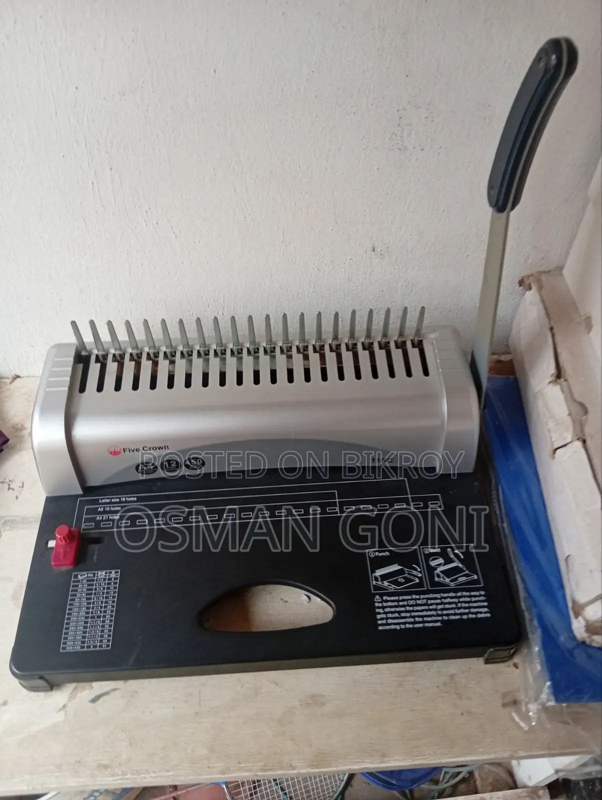 Spiral Binding Machine