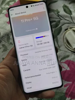 Realme 11 Pro+ 256 GB Black
