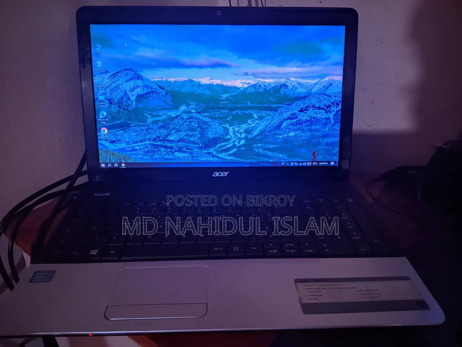 Laptop Acer Aspire E1-571 4GB Intel Core i3 HDD 500GB