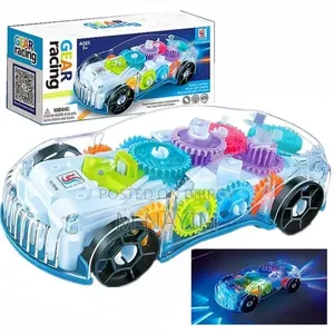 Gear Racing Car Universal Walking Lighting Music Electric Toy