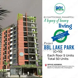 3-bedroom Apartment in Bbl Lake Park, Pahartali for sale