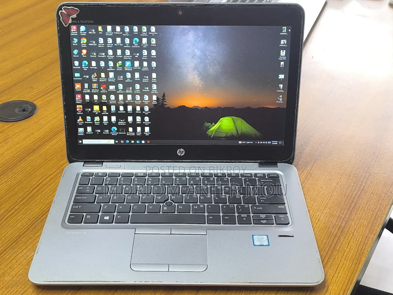 ল্যাপটপ HP EliteBook 820 G3 8GB Intel Core I7 SSD 256GB