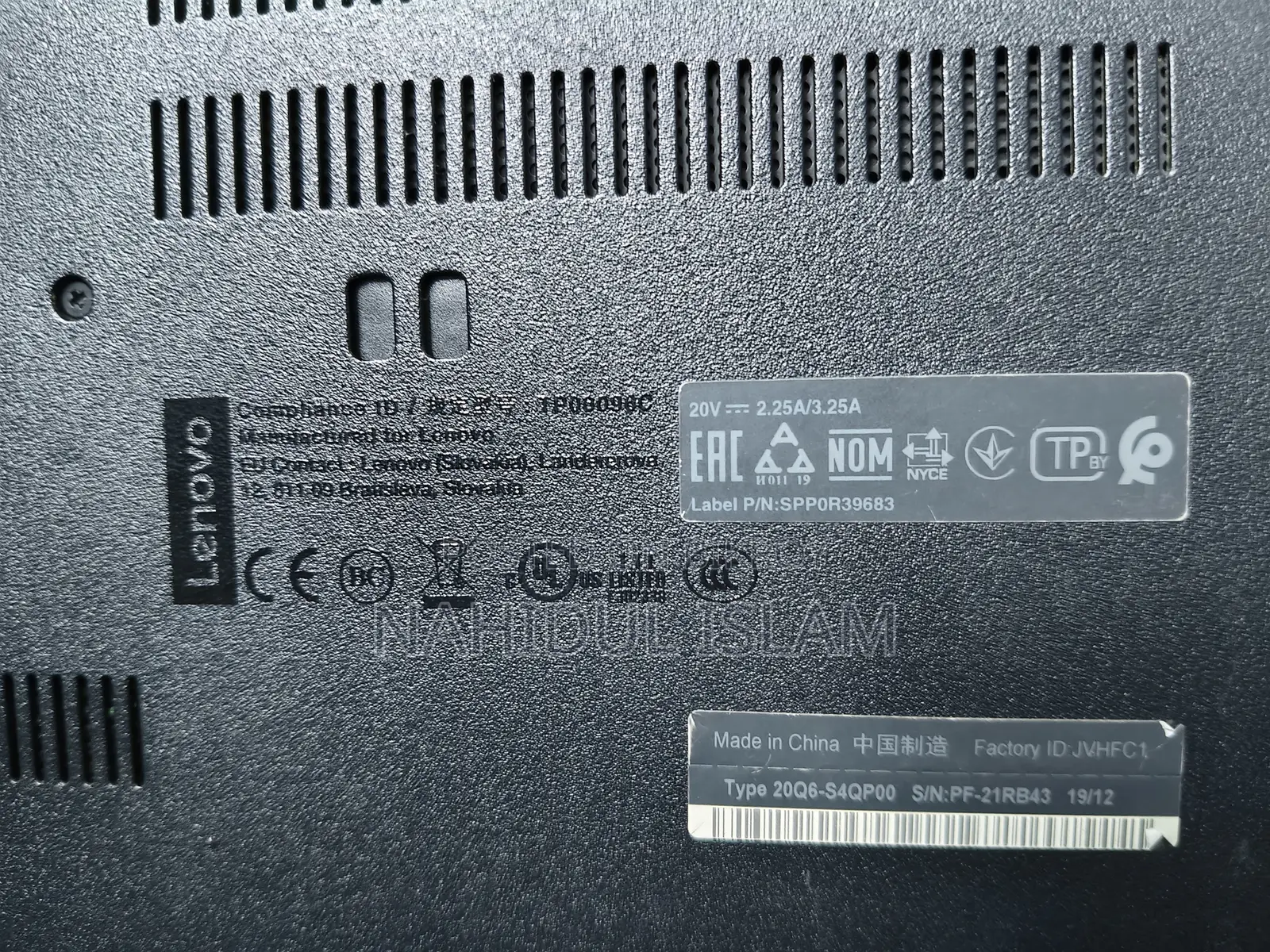 Laptop Lenovo ThinkPad T470 16GB Intel Core I5 HDD 1TB