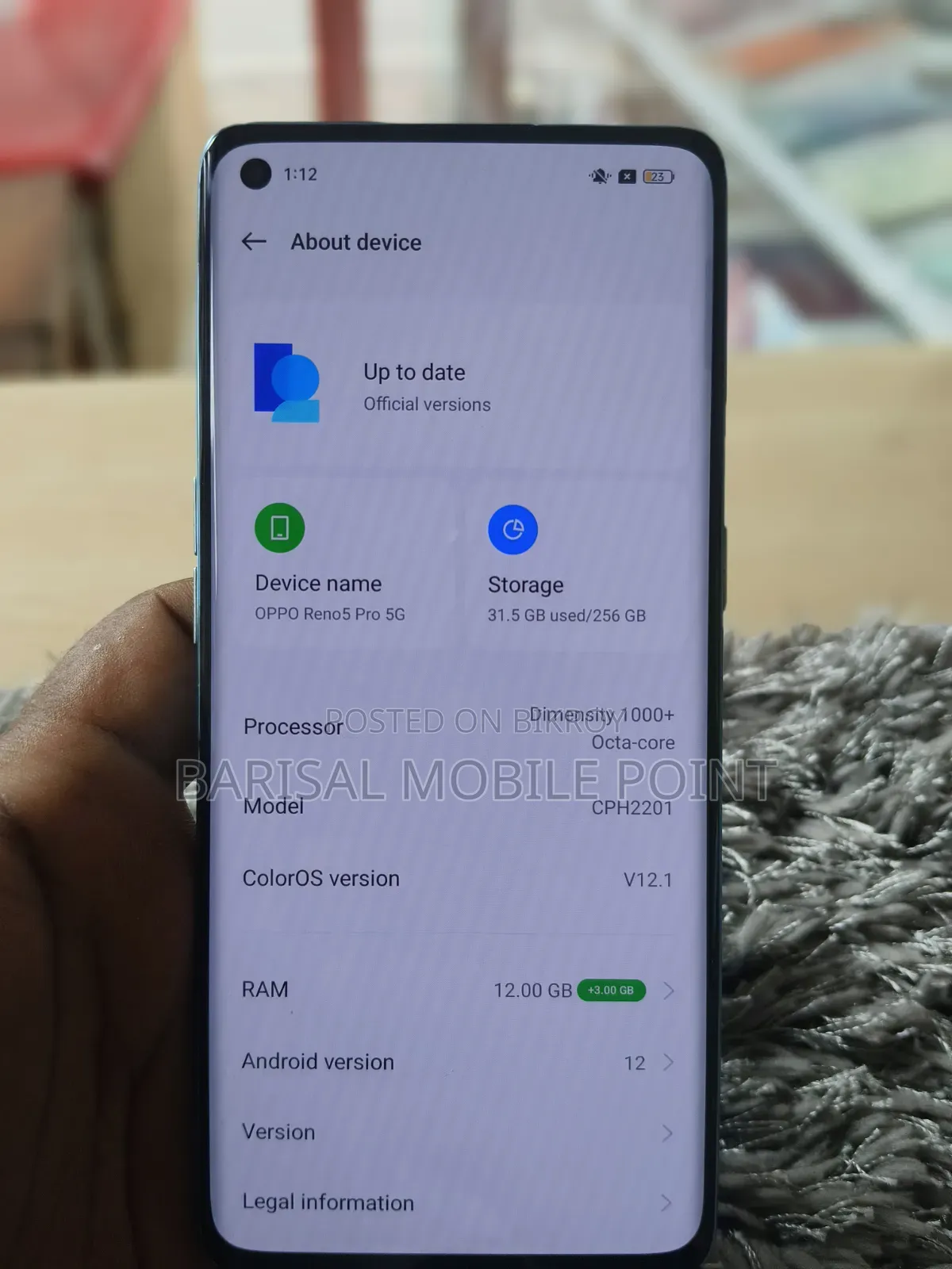 Oppo Reno5 Pro 5G 256 GB Blue