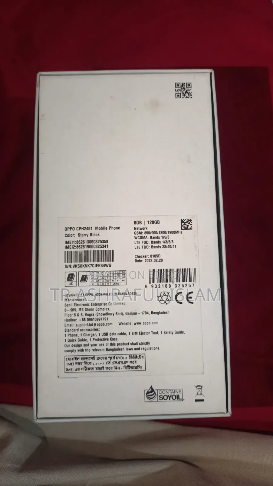 Oppo Reno8 T 128 GB Blue