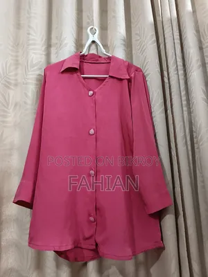 Bold Pink Collar Shirt