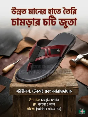 প্রিমিয়াম কোয়ালিটির চটি স্যান্ডেল