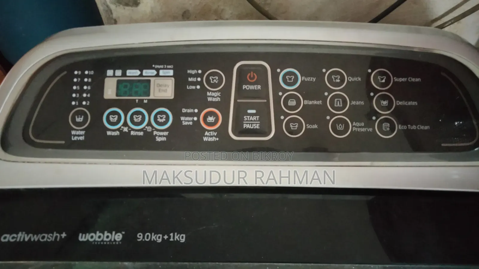 Samsung 9kg Fully Automatic Top Load Washing Machine for Sale