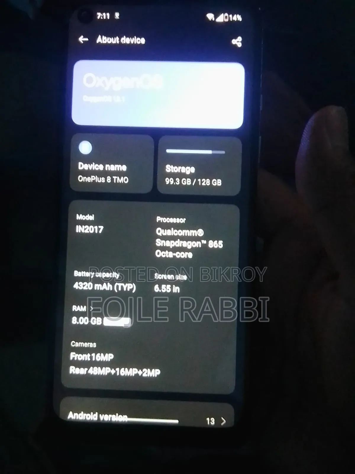 OnePlus 8 128 GB Pink