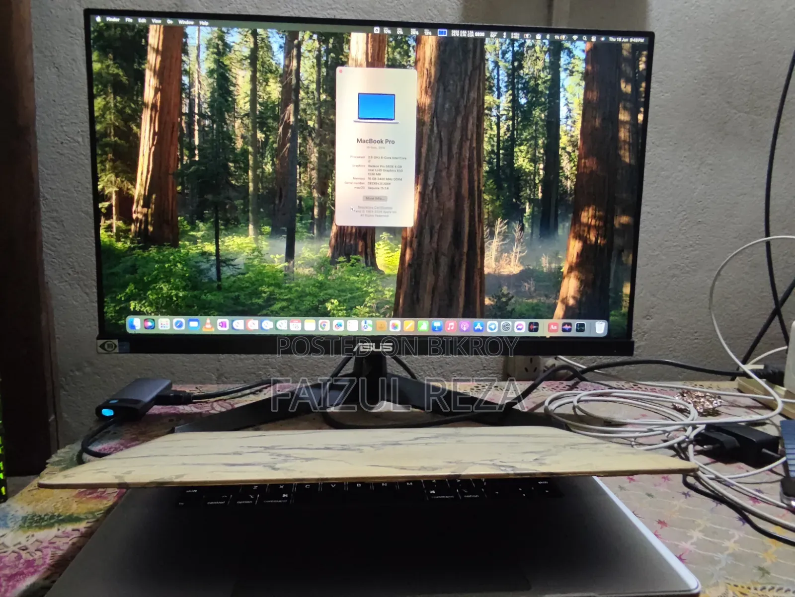 Laptop Apple MacBook Pro 16GB Intel Core I7 SSD 512GB