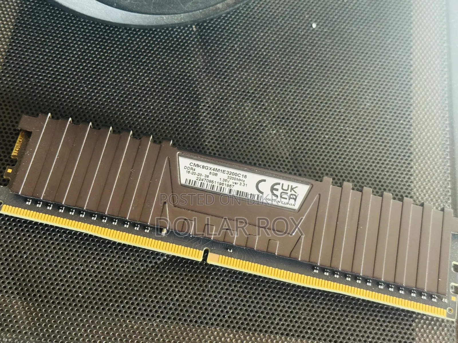 Corsair Vengeance 8GB DDR4 3200MHz RAM