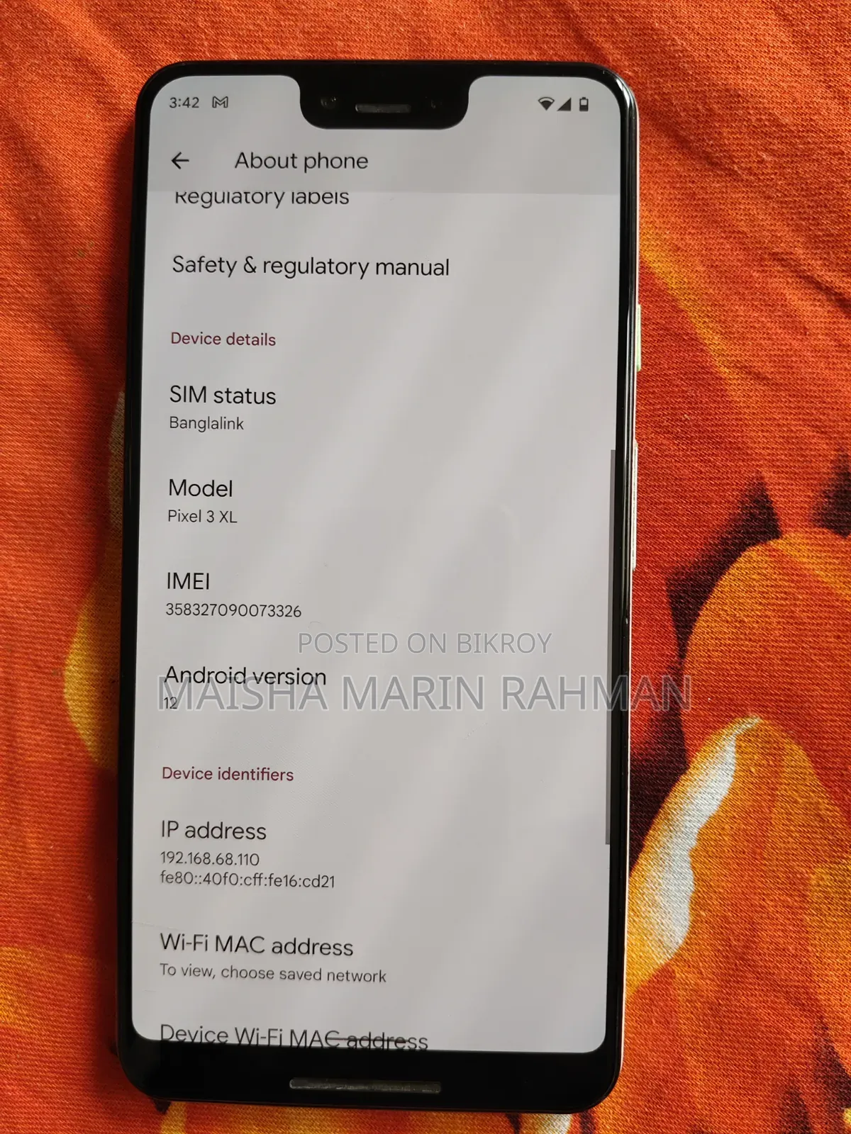 Google Pixel 3 XL 64 GB White