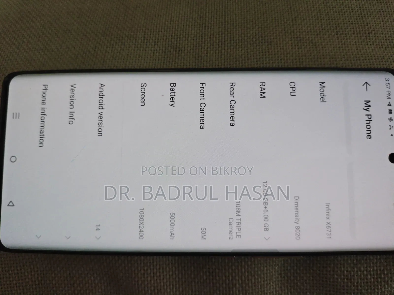 Infinix Zero 30 256 GB Green
