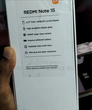 Xiaomi Redmi Note 15 256 GB Black