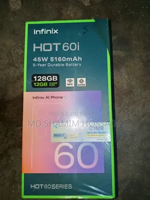 Infinix Hot 60i 128 GB White