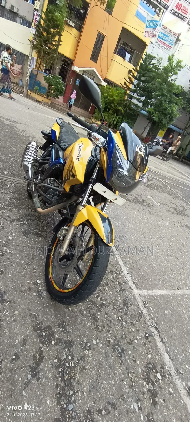 New TVS Apache RTR 160 2V 2018 Black