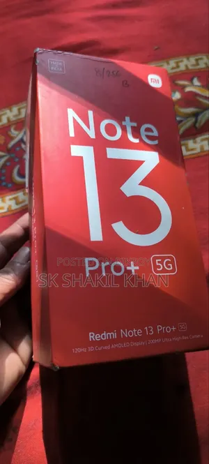 শাওমি রেডমি নোট ১৩ প্রো+ ২৫৬ জিবি ব্ল্যাক