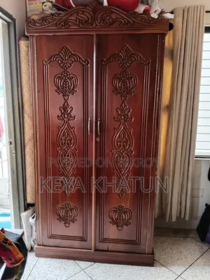 আকাশমনি কাঠের আলমিরা দুই পার্লার