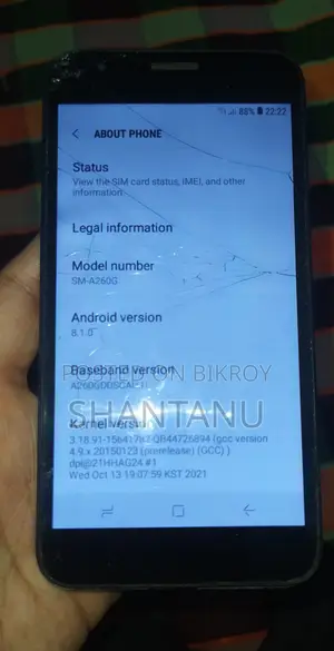 Samsung Galaxy A2 Core 16 GB Blue