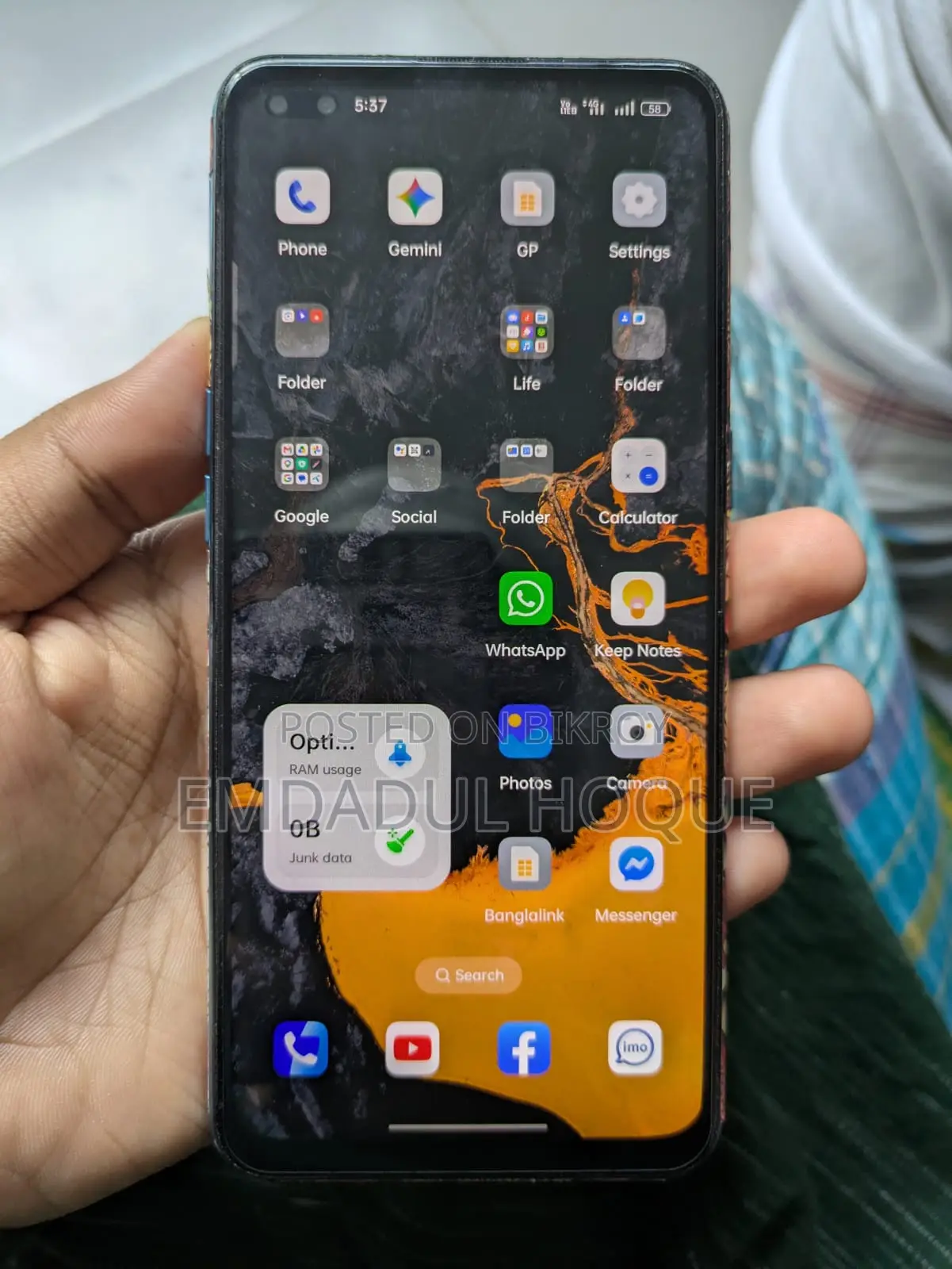 Oppo F17 Pro 128 GB Blue