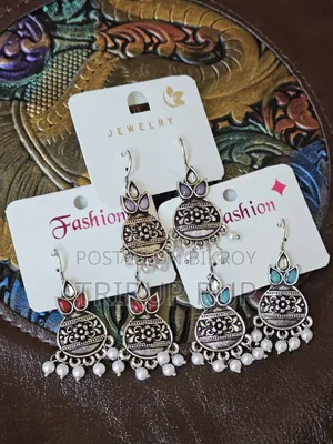 Traditional Silver Earrings