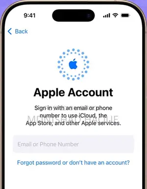 Apple Id for iPhone, iPad, or Mac.