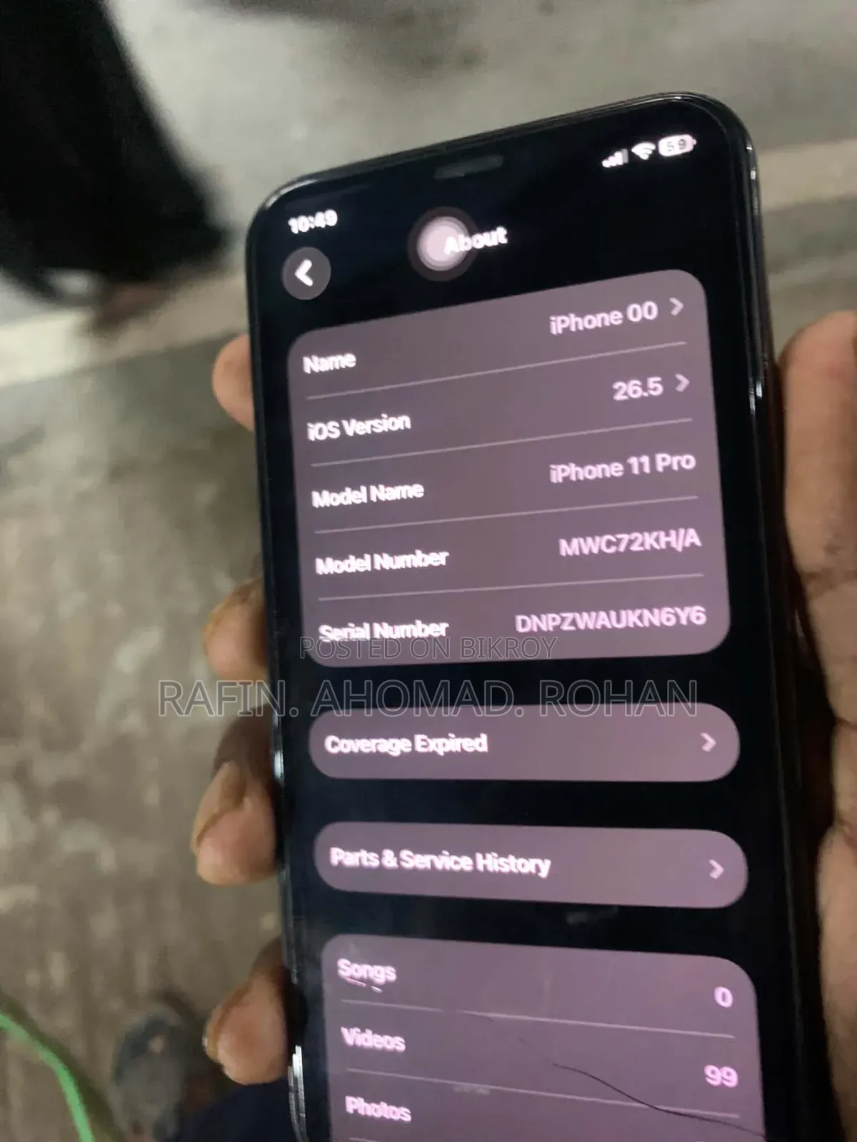 Apple iPhone 11 Pro 256 GB Black