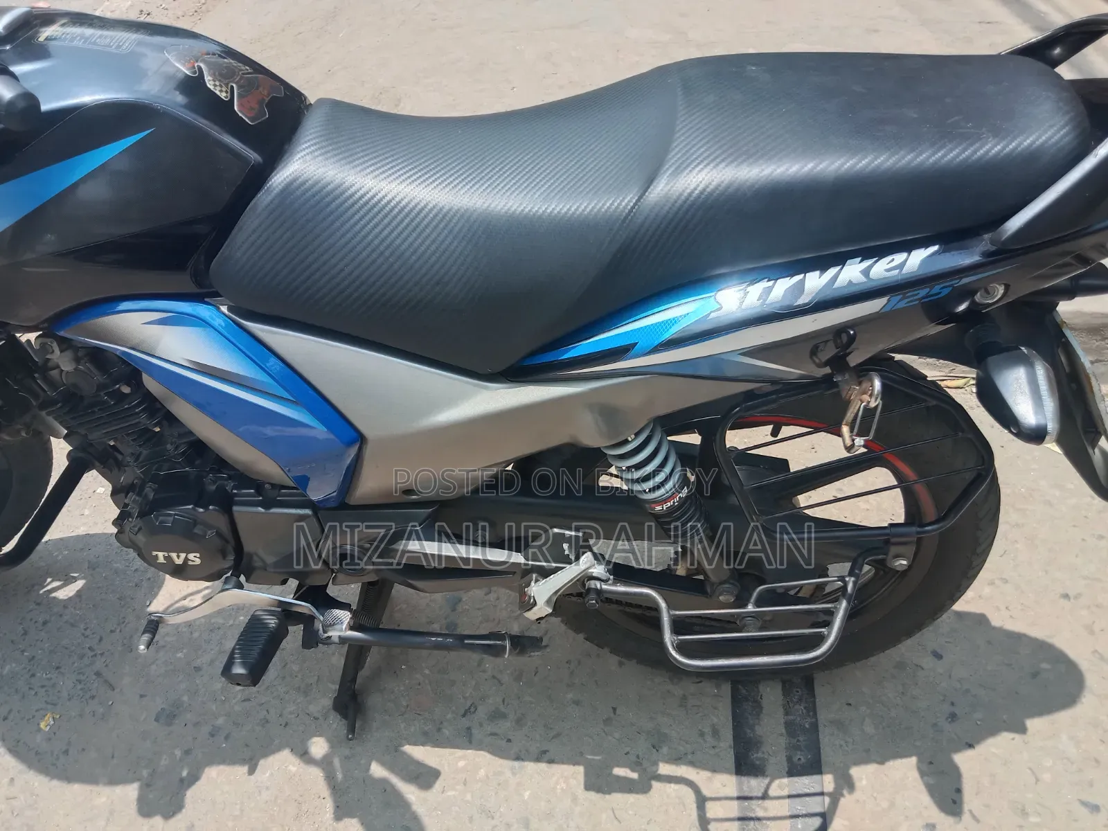 TVS Stryker 125 2025 Black