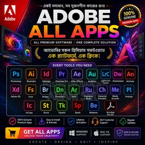 Adobe Creative Cloud-এর সকল সফটওয়্যার – এক জায়গায়, সহজ সমাধান