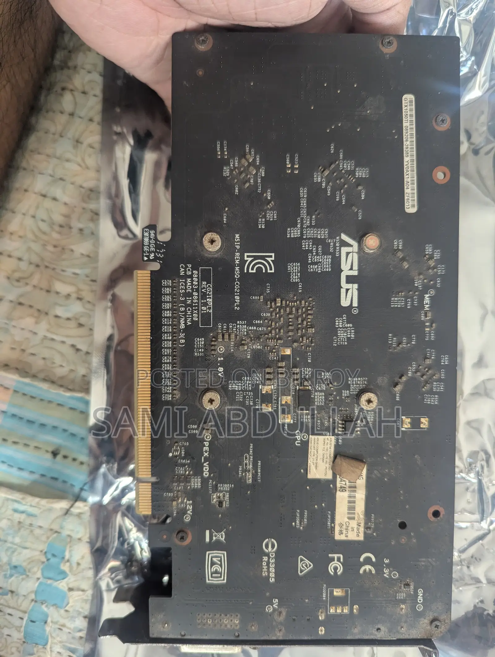 Nvidia GTX 1050 Ti 4gb Oc