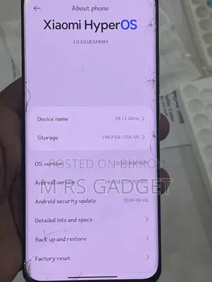 Xiaomi Mi 11 Ultra 256 GB White