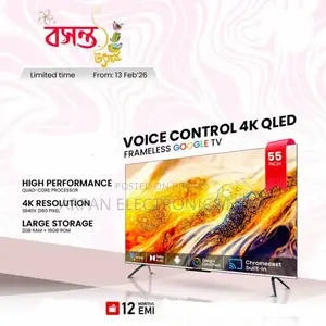 Voice Control 55" Sony Plus Smart Android LED TV (5 Years Guaranty)