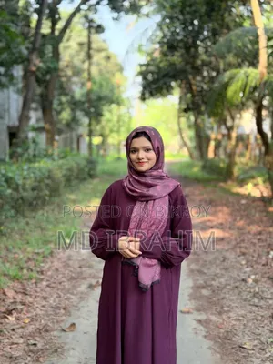 Elegant Purple Designer Borka – Cy Fabric