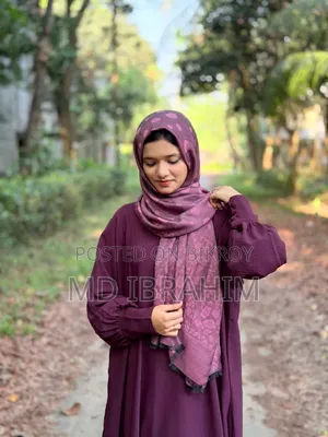 Elegant Purple Designer Borka – Cy Fabric